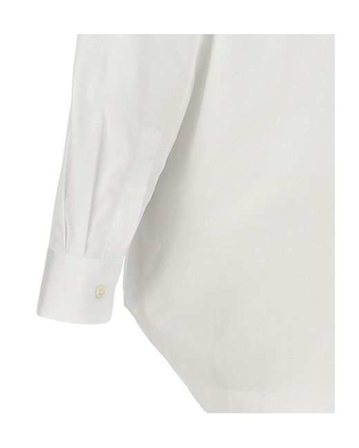 COMME DES GARÇONS PLAY White Long Sleeve Shirt for men