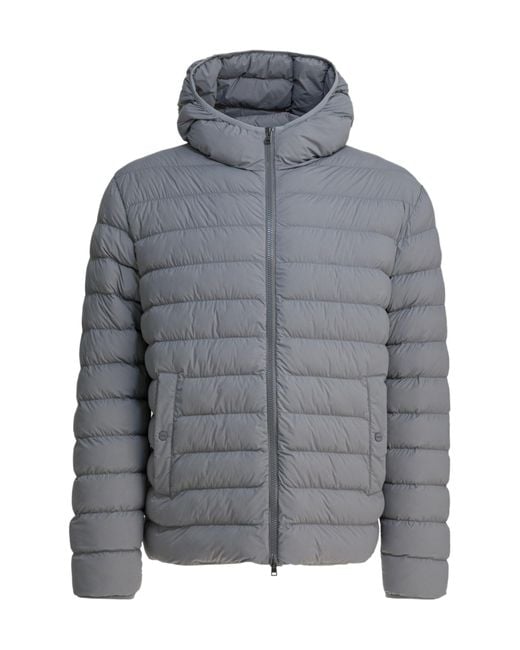 Herno Gray Winter Jackets for men