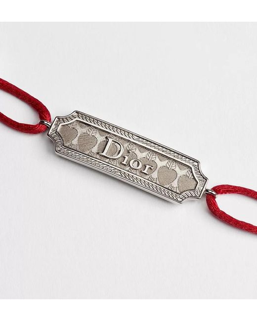 Dior White Médaillon Heart Bracelet for men