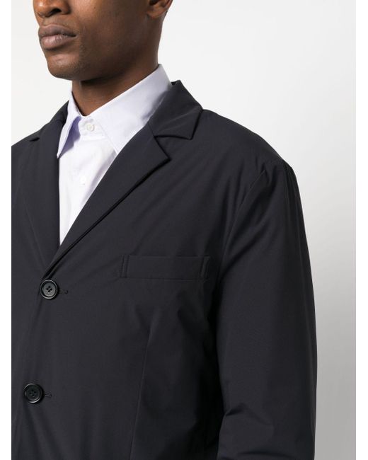 Aspesi Blue Single-Breasted Suit Jacket for men
