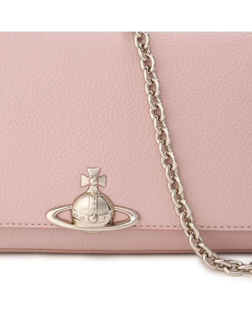 Vivienne Westwood Pink Medium Solid Color Shoulder Bag