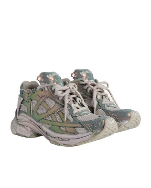Balenciaga Gray Runner Iridescent Sneaker
