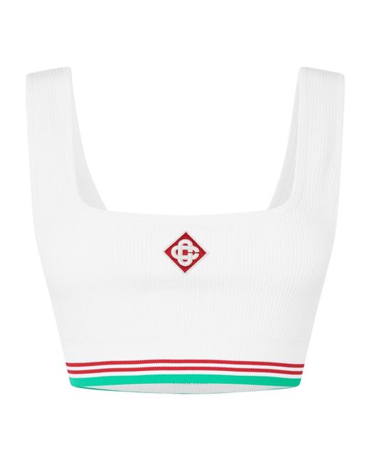 Casablanca White Logo Seamless Vest