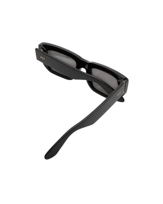 Retrosuperfuture Black Ra Cat Eye Frame Sunglasses for men