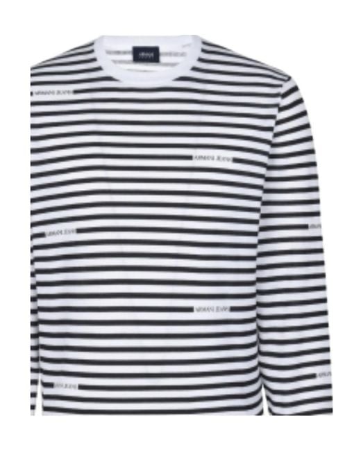 Armani Jeans Blue Logo Pullover for men
