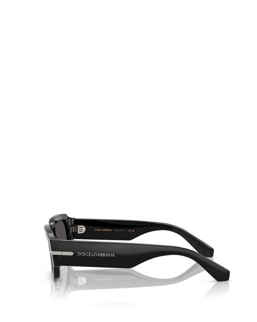 Dolce & Gabbana White Eyewear Rectangular Frame Sunglasses for men