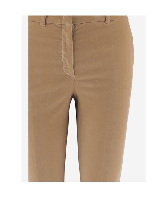 Ql2 Natural Matisse Stretch Velvet Pants