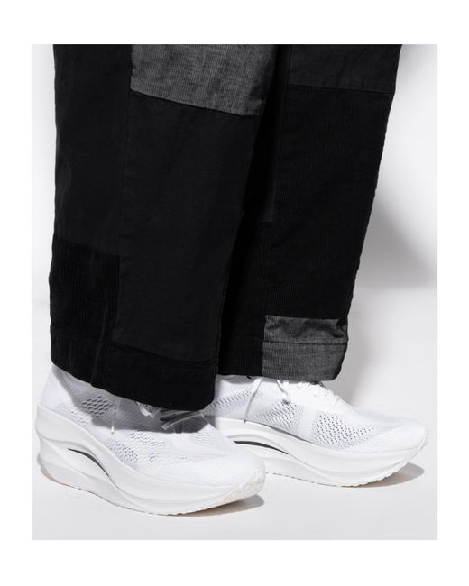 Comme des Garçons White Round-Toe Sneakers for men
