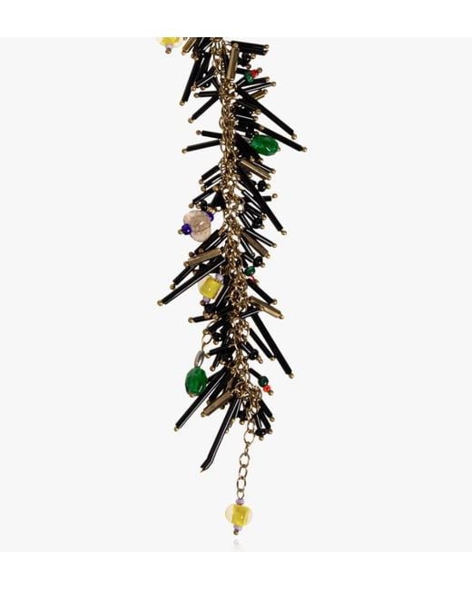 Dries Van Noten White Embellished Necklace