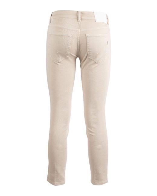 Dondup Natural Jeans With Belt Loops
