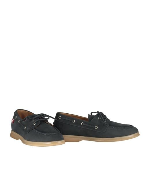 Bally Black Round-Toe Moccasins for men