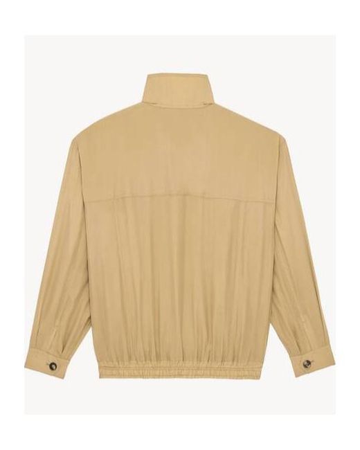 Saint Laurent Natural Long-Sleeved Casual Jacket