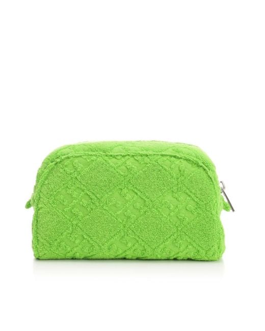 Tory Burch Green Ella Clutch Bag
