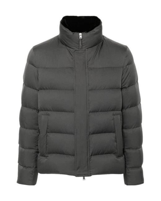 Herno Gray Down Jackets for men