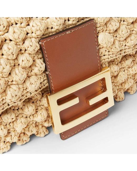 Fendi Metallic Baguette Mini Tote Bag
