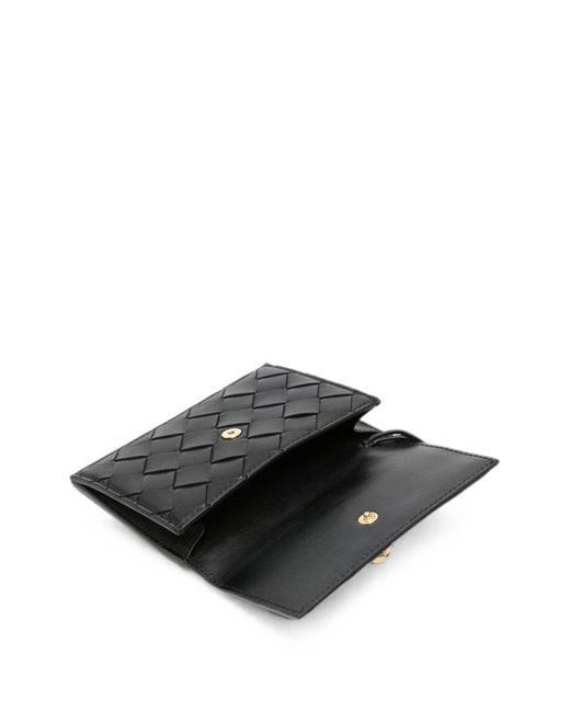 Bottega Veneta Blue Flip Wallet