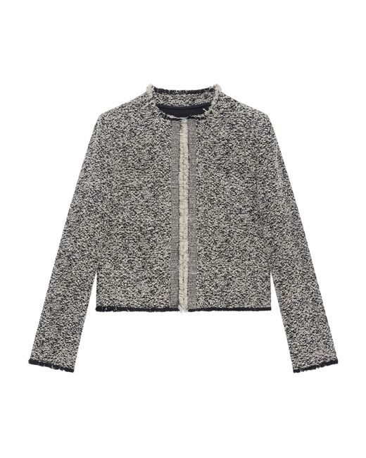 IRO Gray Hazela Open-Front Jacket