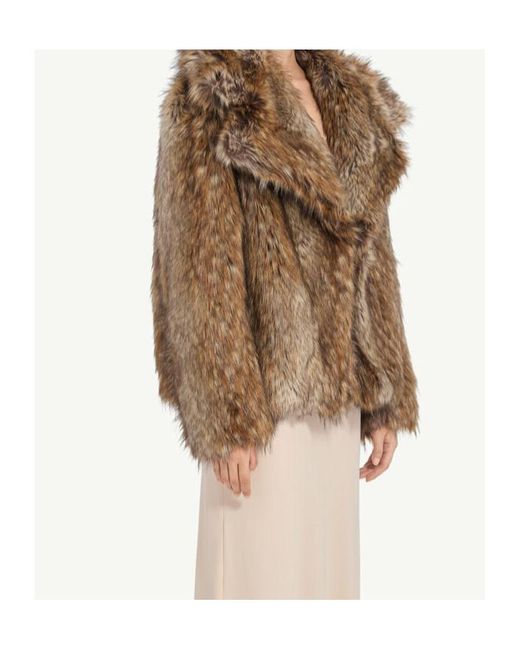 MM6 by Maison Margiela Brown Long Sleeved Open Front Jacket