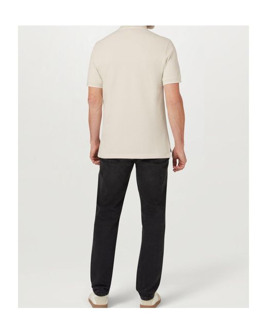 Belstaff White Logo Polo Shirt for men
