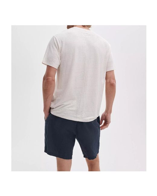 Rag & Bone White Crew Neck Short-Sleeved T-Shirt for men