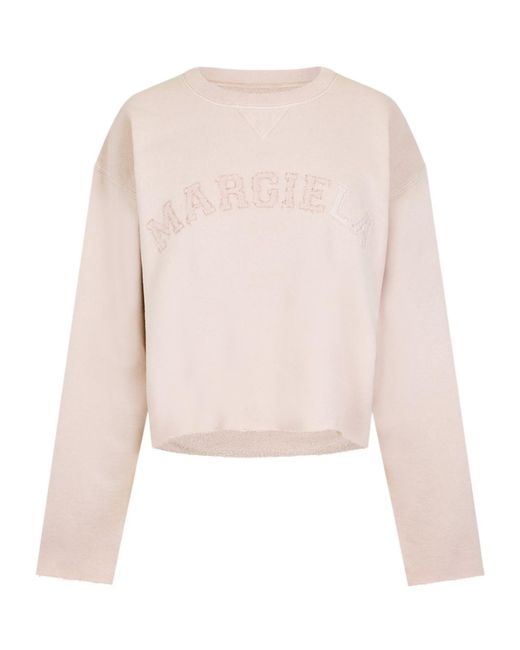 Maison Margiela Pink Logo Sweatshirt