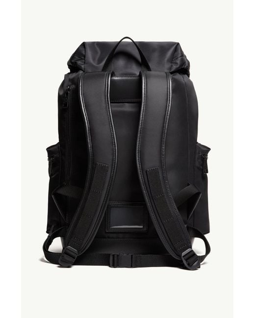 Moncler Black Kenton Drill Backpack for men