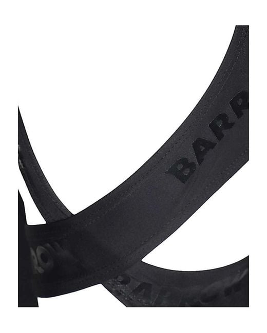Barrow Black Cut-Out Branded Leggings
