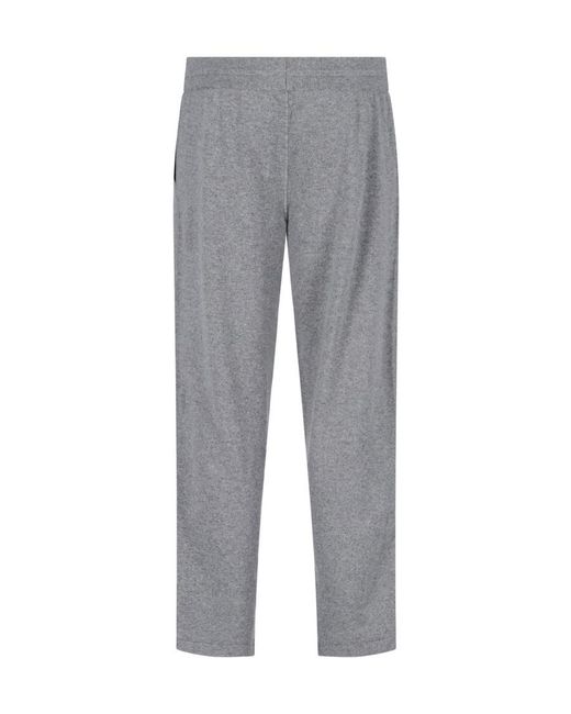 Loro Piana Gray Drawstring Knitted Pants for men