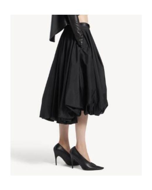Balenciaga Black Bubble Skort Shorts