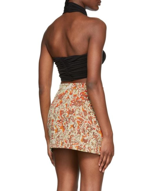 Ambush Brown Twist Cropped Top