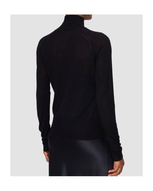 Joseph Black Yara Cashair High Neck Jumper