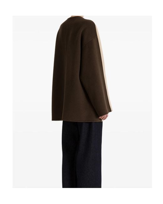 Alberta Ferretti Natural Single-Breasted Jacket