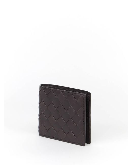 Bottega Veneta White Intrecciato Bifold Wallet for men