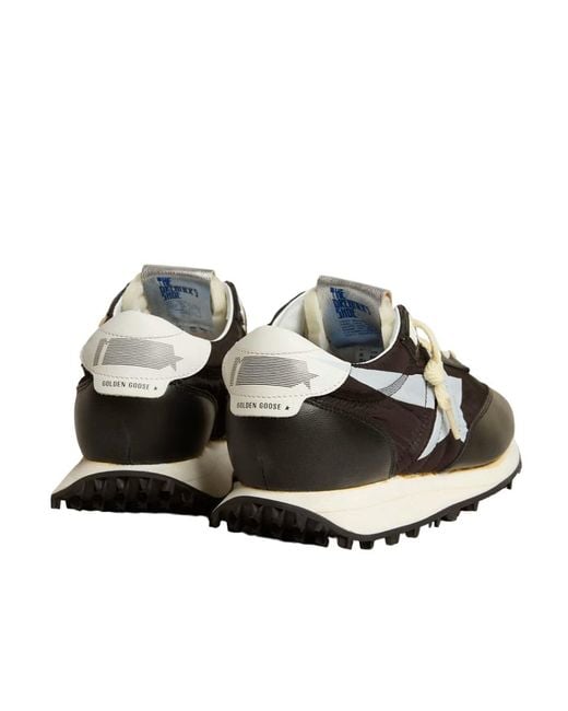 Golden Goose Deluxe Brand Black Star Patch Panelled Sneakers