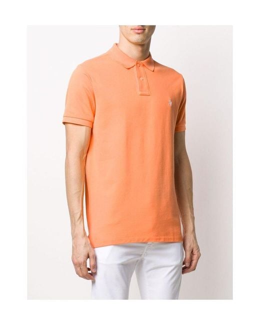 Polo Ralph Lauren Orange Polo Shirts for men