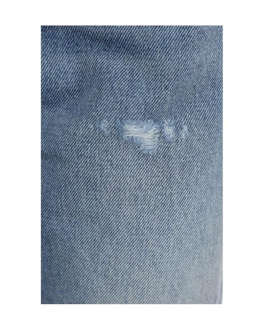 Saint Laurent Blue Mid-Rise Slim Fit Jeans