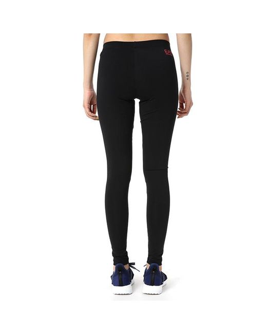 EA7 Black Logo Details Leggings