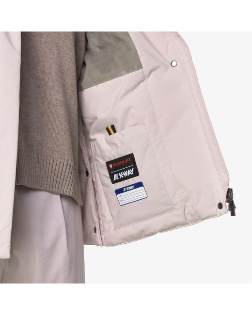 K-Way Pink Marlette Soft Touch Waterproof Jacket