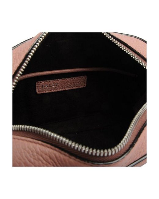 Bally Pink Logo Shoulder Bag