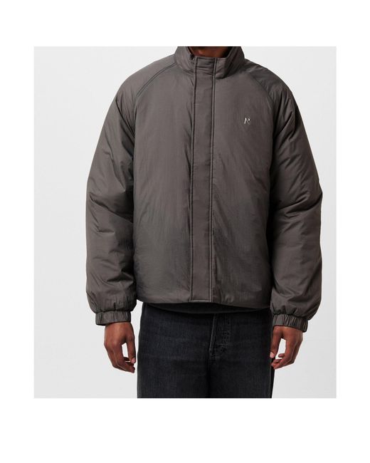 Represent Gray Stand-Up Collar Casual Jacket for men