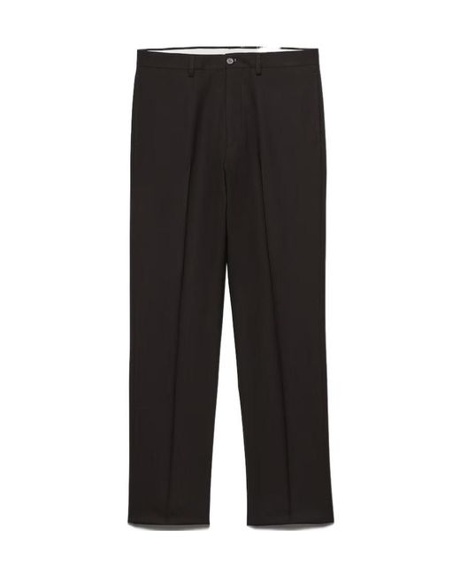 Prada Black Wool Pants for men