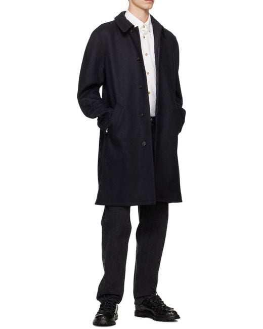 A.P.C. White Buttoned Long-Sleeved Shirt for men
