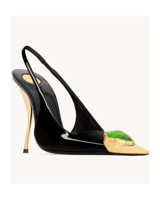 Saint Laurent Multicolor Loulou Slingback Pumps