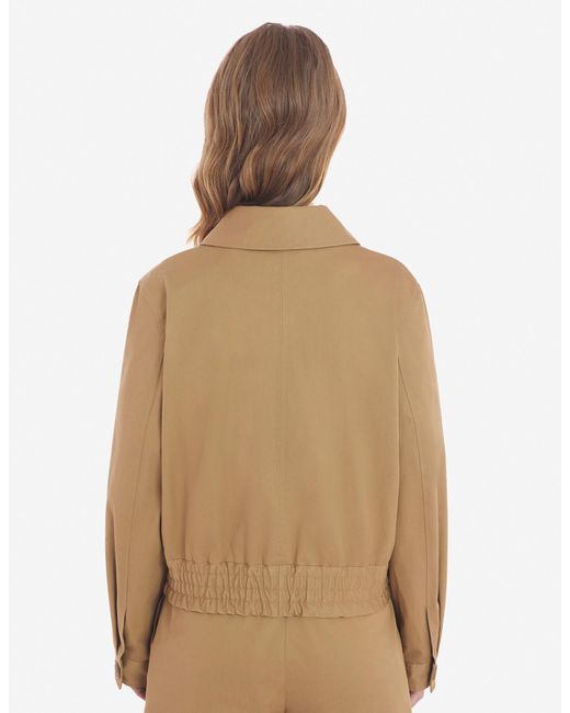 Maison Kitsuné Natural Long-Sleeved Casual Jacket