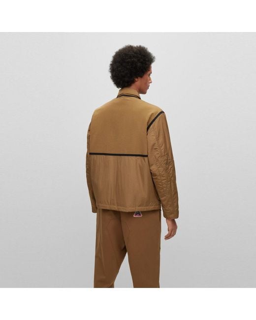 Boss Brown Minimalist Versatile Casual Coat for men