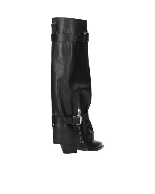 Elena Iachi Black Pointed Boots