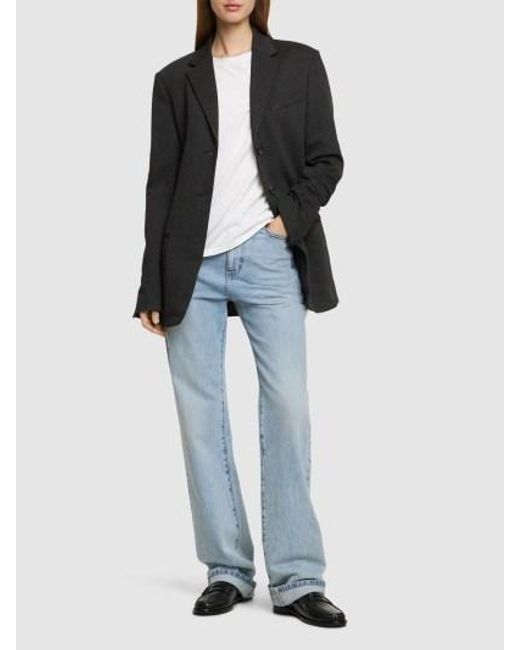 Helmut Lang Black Single-Breasted Blazer