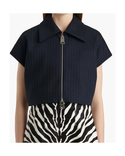 Khaite Blue Robin Top