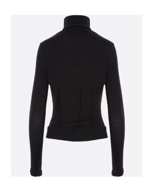 JORDANLUCA Black Turtleneck Sweater