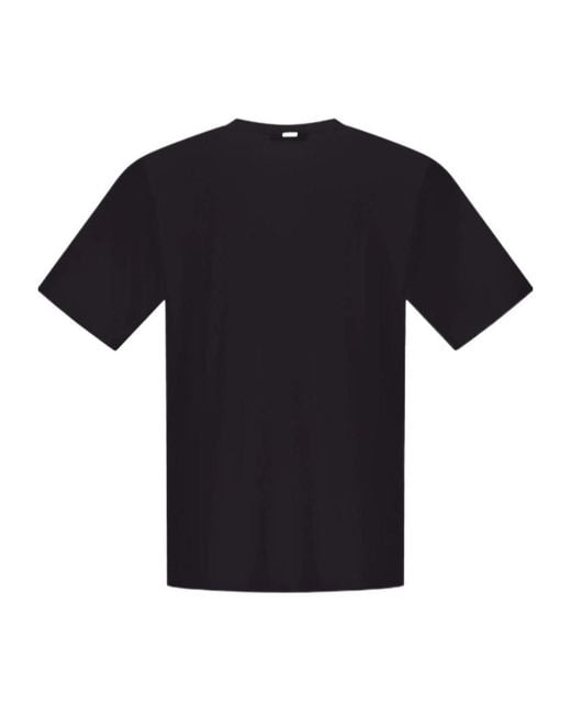 Herno Black Crew-Neck T-Shirt for men